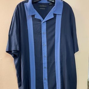 •AXIST men’s washable silk top